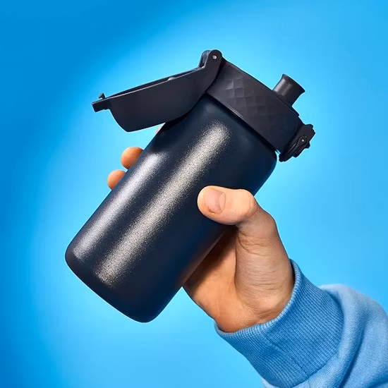 Ion8 Stålflaska 400 ml Grå