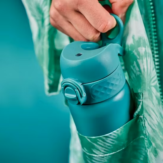 Ion8 Stålflaska 400 ml Grön