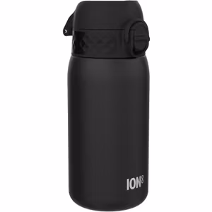 Ion8 Stålflaska 400 ml Svart