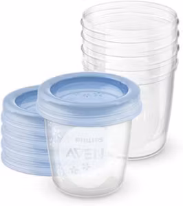 Philips Avent Mjölkförvaringsmuggar Transparent