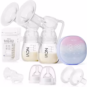 NCVI Dubbel Elektrisk Bröstpump Blå