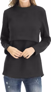 Smallshow Amningströja Fleece Svart