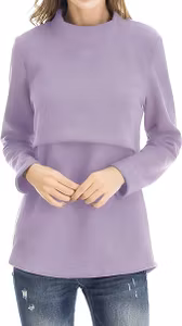 Smallshow Amningströja Fleece Lila