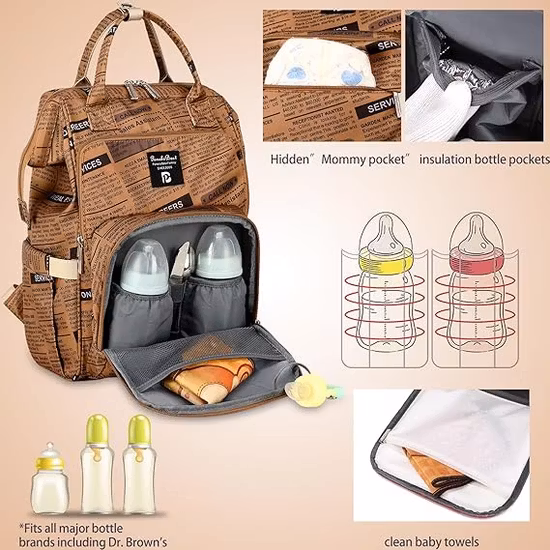 Pomelo Skötväska Brown