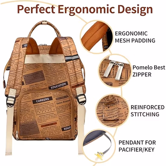 Pomelo Skötväska Brown