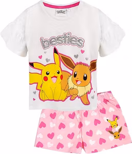 Pokemon Pyjamasset Pikachu & Eevee