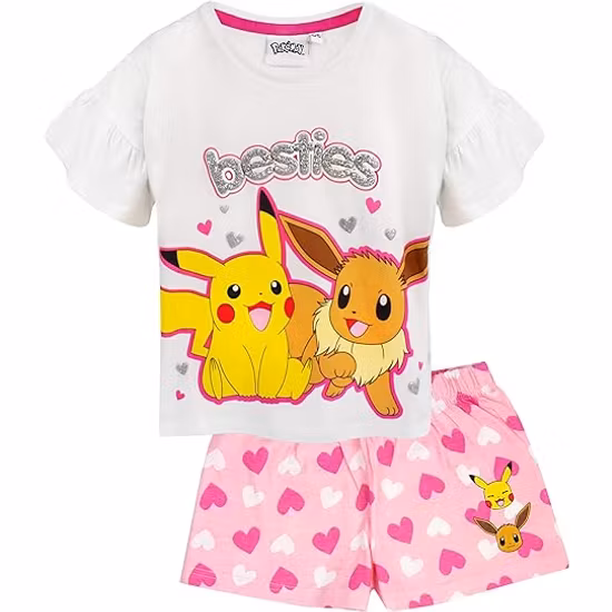 Pokemon Pyjamasset Pikachu & Eevee