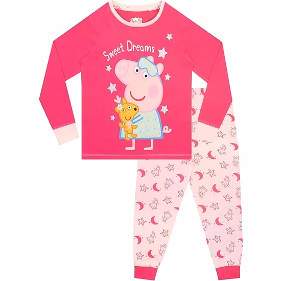 Greta Gris Pyjamasset Sweat Dreams Rosa