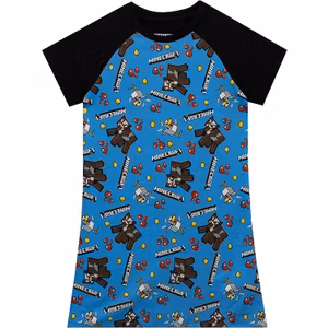 Minecraft Nattlinne Svart/Blå