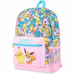 Pokemon Barnryggsäck Rosa/Blå