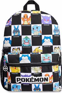 Pokemon Ryggsäck Multi Characters Svart