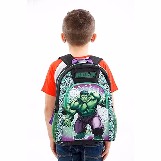 Marvel Hulken Barnryggsäck Grön/Svart