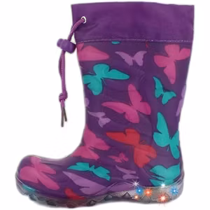 Beck Blinkande Gummistövlar Lila