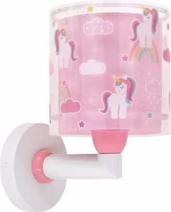 Dalber Vägglampa Enhörning Rosa