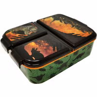 Theonoi Matlåda 3 Fack Dino World