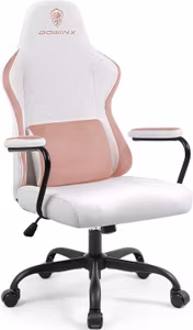 Dowinx Gamingstol Vit/Rosa