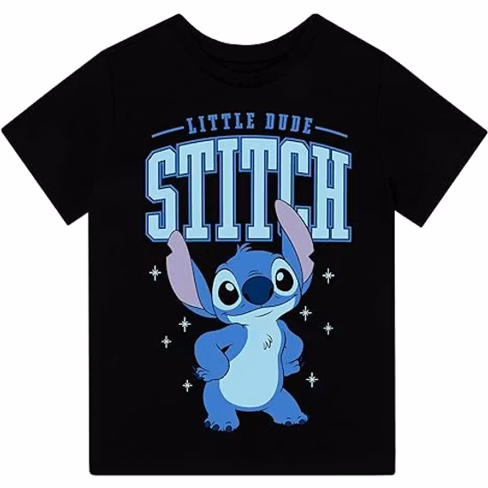 Disney Stitch T-shirt Svart