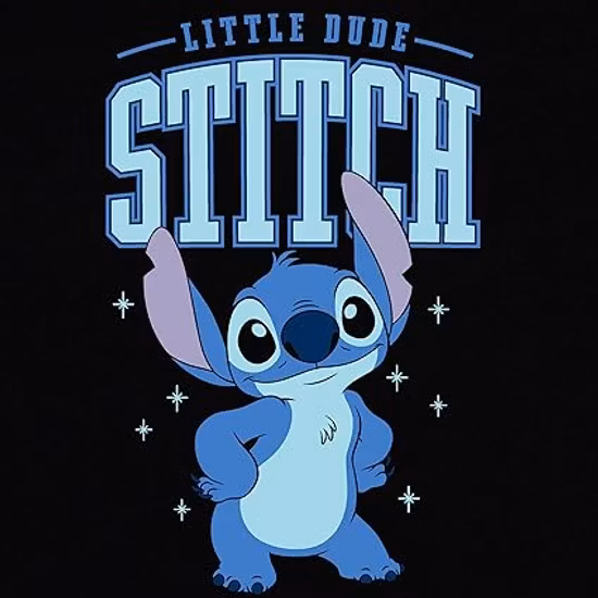 Disney Stitch T-shirt Svart