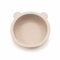 BabyBloom Barnskål Med Sugpropp Beige