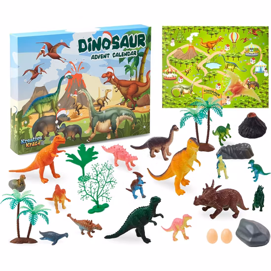 Kreativekraft Adventskalender Dinosaur