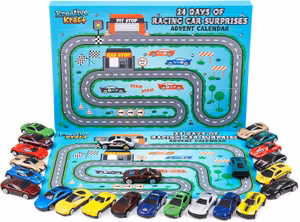 Kreativekraft Adventskalender Mini Racebilar