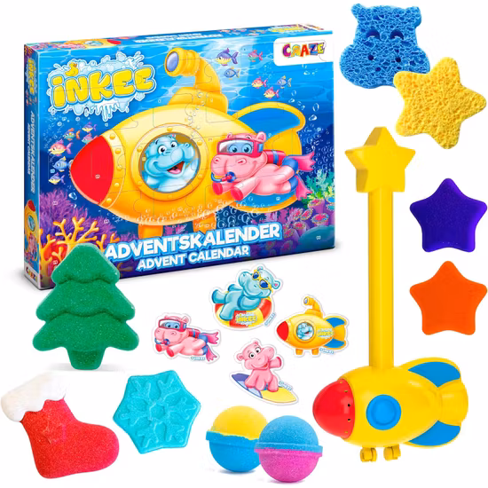 Craze Adventskalender Badleksaker