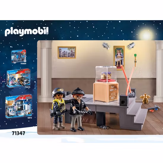 Playmobil 71347 Police Adventskalender Museumsstöld