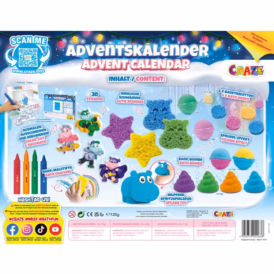 Craze Adventskalender Badkul