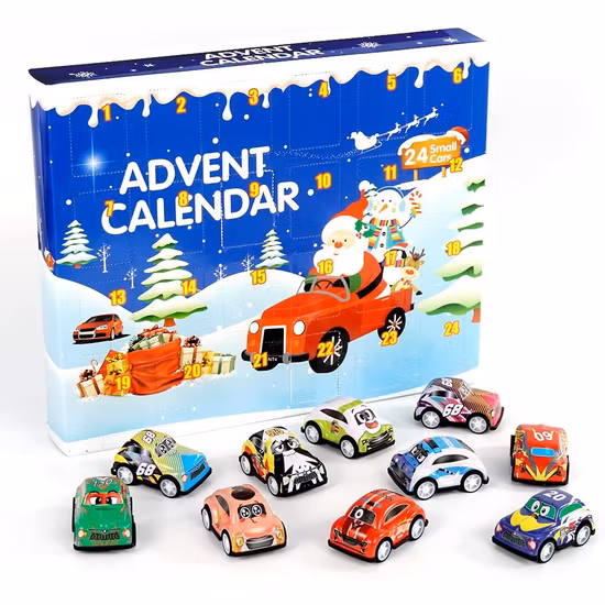 Sprintlot Adventskalender Pull Back Bilar