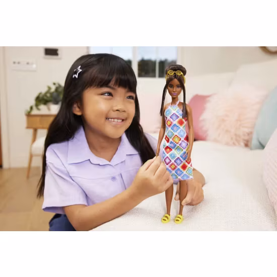 Barbie Fashionista Docka med Hårknut