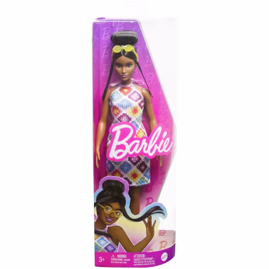 Barbie Fashionista Docka med Hårknut