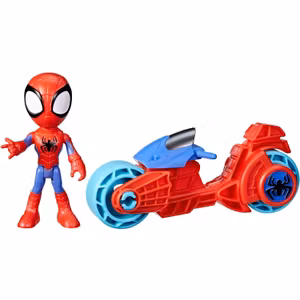 Miles Morales Motorcykel och Figur