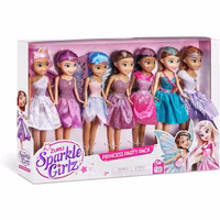 Zuru Sparkle Girlz Dockor 7 pack