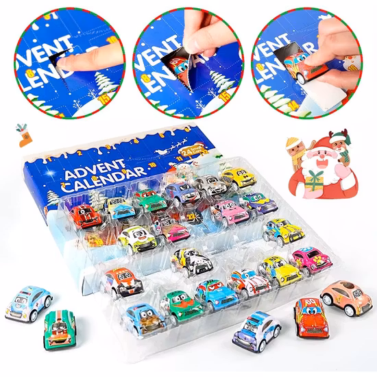Sprintlot Adventskalender Pull Back Bilar