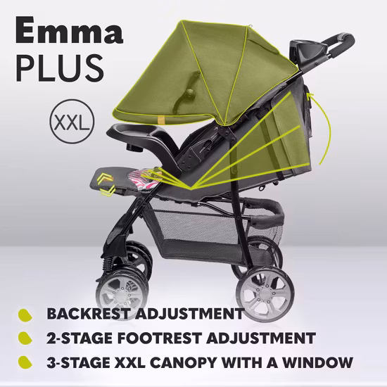 LIONELO Emma Plus Barnvagn Pink Scandi