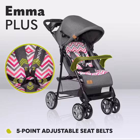 LIONELO Emma Plus Barnvagn Pink Scandi