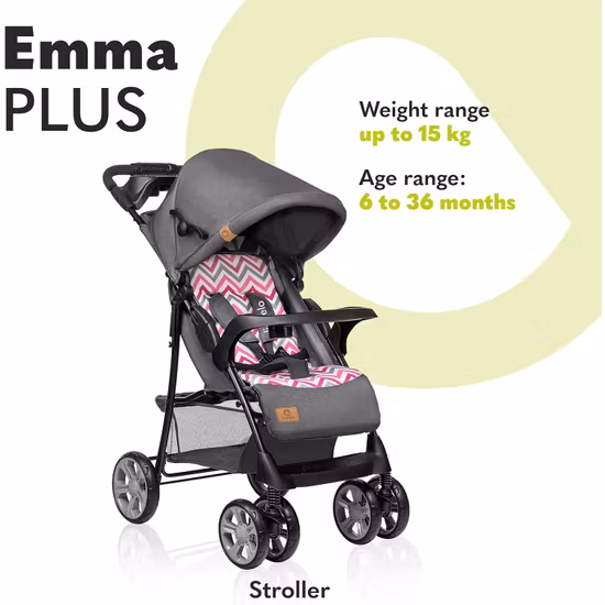 LIONELO Emma Plus Barnvagn Pink Scandi