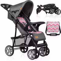 LIONELO Emma Plus Barnvagn Pink Scandi