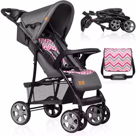 LIONELO Emma Plus Barnvagn Pink Scandi