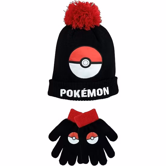 Pokemon Mössa Med Vantar
