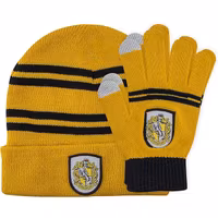 Harry Potter Mössa Med Vantar Hufflepuff
