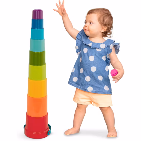 Battat Toys Stapelkoppar Med Hink
