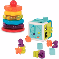Battat Toys Stapelringar Med Formsorterare