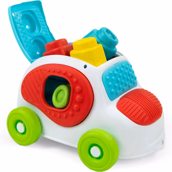 Clementoni Leksaksbil Med Mjuka Klossar