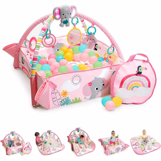 Bright Starts 5-i-1 Babygym Rosa