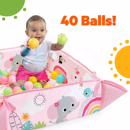 Bright Starts 5-i-1 Babygym Rosa