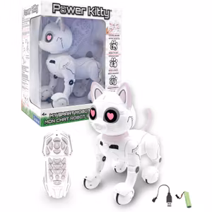 Lexibook Power Kitty Jr Radiostyrd Robotkatt Vit