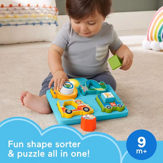 Fisher-Price Shapes & Sounds Vehicle Puzzle