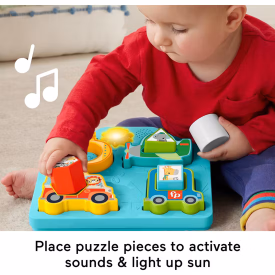 Fisher-Price Shapes & Sounds Vehicle Puzzle