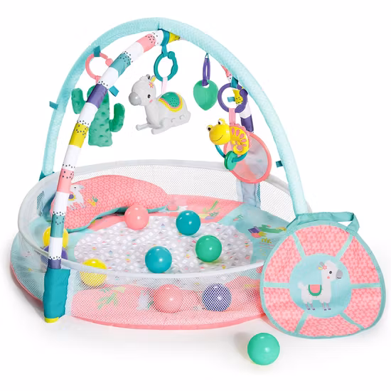 Bright Starts 4 i 1 Babygym Rosa